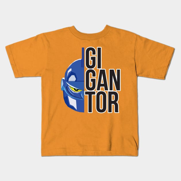 Gigantor Kids T-Shirt by Blackbones